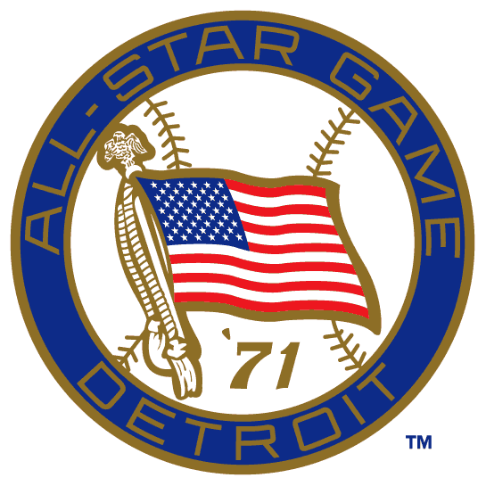 MLB All-Star Game 1971 Primary Logo iron on transfers for T-shirts